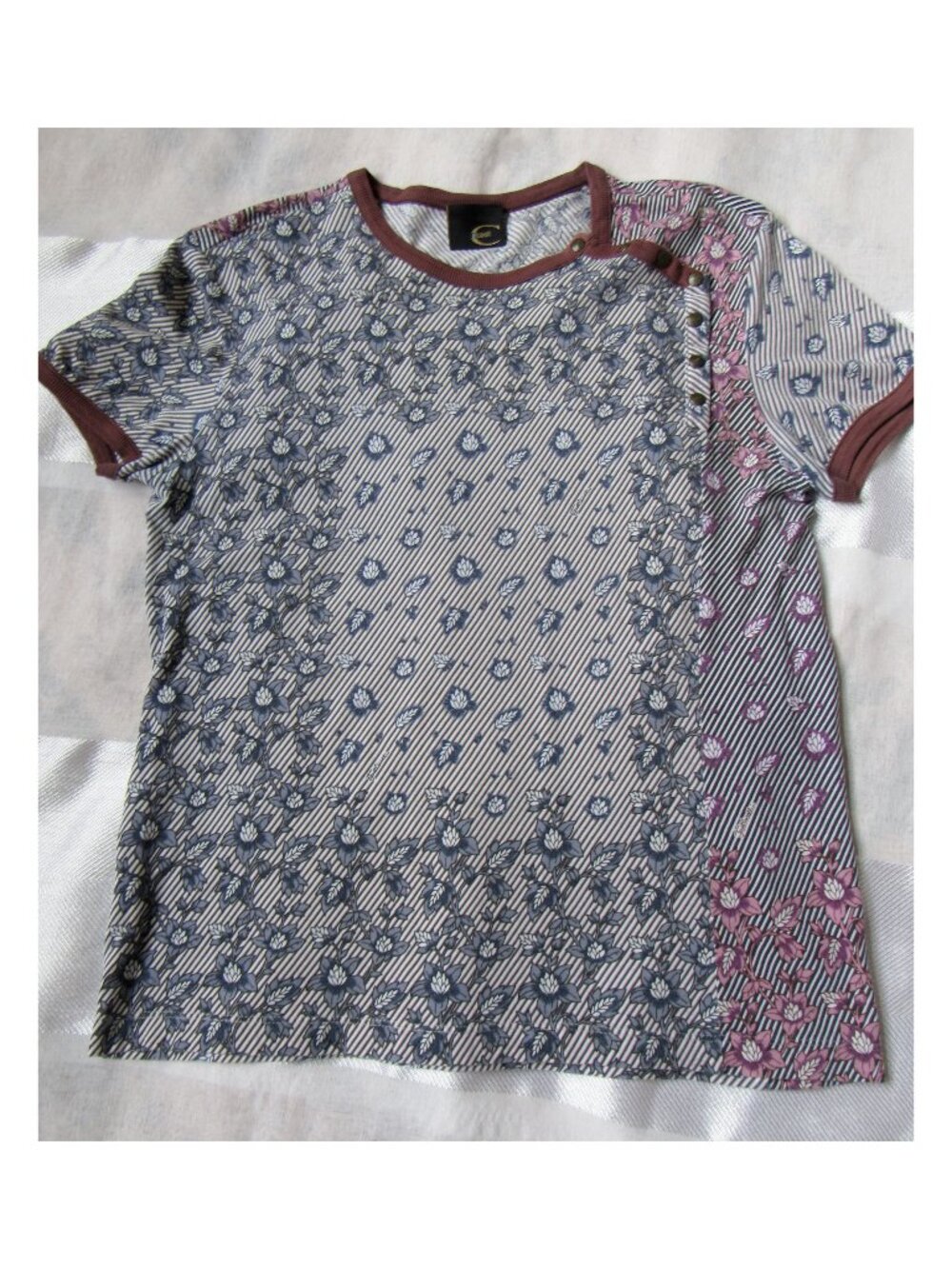 Roberto Cavalli Just Cavalli t-shirt, sz. M(48 IT) , made in Italy, cotton 50%,